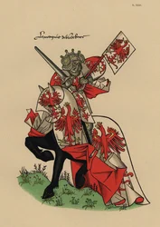 Marquis of Brandenbourg, with standard