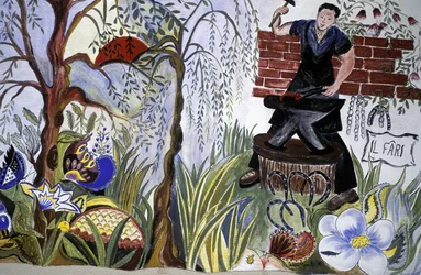 Murals, Bordano, Friuli Venezia-Giulia, Italy