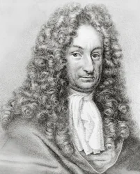 Portrait of Gottfried Wilhelm von Leibniz, German mathematician, philosopher and scientist