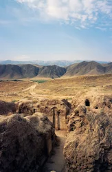 Ruins of Nisa, capital of the Parthian Empire, Turkmenistan