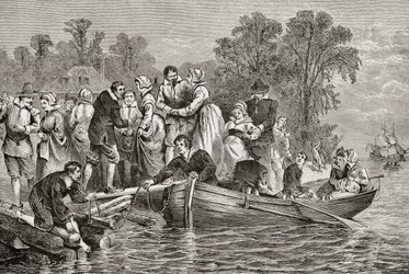 Tobacco Wives or Tobacco Brides Arrive in Jamestown, Virginia, USA