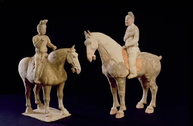 Two Riders, Chinese, Tang dynasty (618-906)