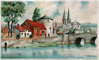 Village around Carcassonne, circa 1930