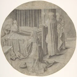 Haman Begs Esther for His Life