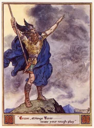 Cease, strange Vanir, cease your rough play