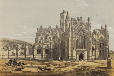 Melrose Abbey, from the South