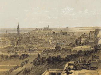 View of Edinburgh from the Castle