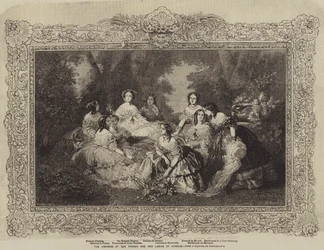 The Empress of the French and her Ladies of Honour