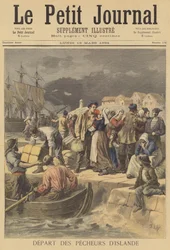 The Fishermen of Iceland Preparing to Go to Sea