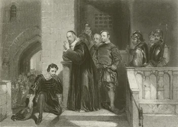 Archbishop Laud Blessing Strafford