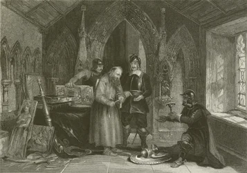 Soldiers Selling Church Plunder During the Great Civil War
