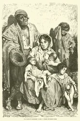 A Family of Beggars in Jaen