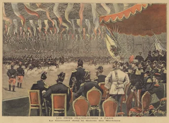 Celebrations in Paris Commemorating the Franco-Russian Alliance