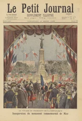 Inauguration of a Monument Commemorating the Reintegration of the County of Nice into France