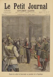 President Faure of France Receiving the Order of St Andrew from the Russian Ambassador
