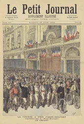 Start of the Paris-Belfort Running Race