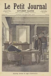 The Murderer Louis Anastay Before the Judge