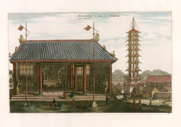 Interior of a Pagoda
