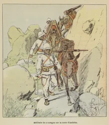 Mountain Artillery on the Road to Andriba