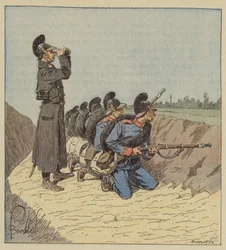 Bavarians in the Trench