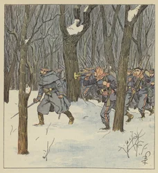 Bayonet Charge in the Woods by the Sarthe Mobiles