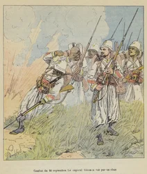 Battle of September 26, Corporal Gemaux Killed by a Shell