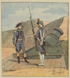 In 1787, Napoleon joined the La Fère regiment