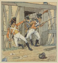 Swiss Infantry, Grenadier of the 1st Regiment, Fusilier of the 2nd and 3rd Regiment