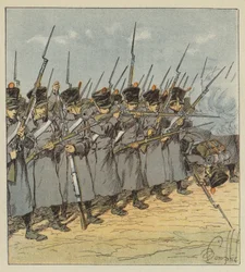 The valiant youth he commands compensates for everything