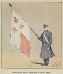 The Royal Malagasy Flag Handed Over to the Hotel des Invalides, Paris