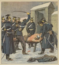 The Mayor of Villiers Whipped Until Bleeding on the Order of a Prussian Officer