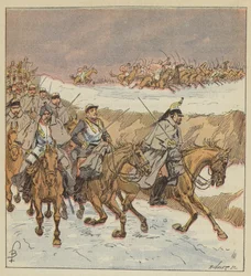 The Arabs of Colonel Goursaud Relieve the 3rd Cuirassiers with a Brilliant Charge