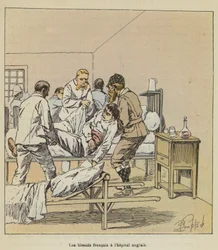 French Wounded at the English Hospital