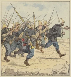Marine Infantry on the Tien-Tsin Causeway