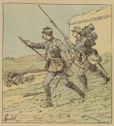 Officer and Soldier of Mobiles at the Battle of Toury
