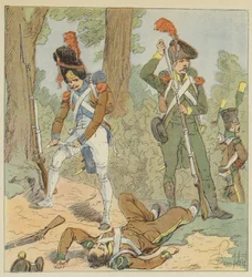 Italian Troops, Piedmontese Legion, Battle Infantry, 1806, Italic Legion, 1800