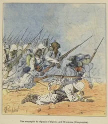 A Company of the Algerian Regiment Loses 23 Men, September 30