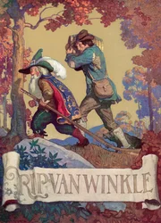 Cover illustration for Rip Van Winkle