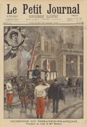 Fire at the Theatre-Francais