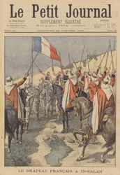 The French Flag Raised at In Salah, Algeria