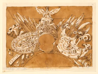 Military Trophy after Polidoro da Caravaggio