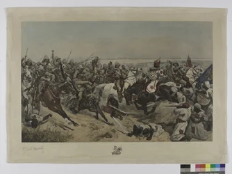 The Charge of the 21st Lancers at the Battle of Omdurman, 1898