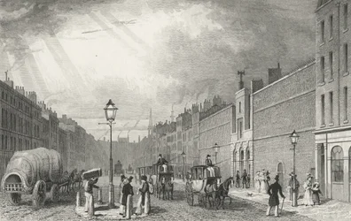 Farringdon Street and the Fleet Prison, 1830