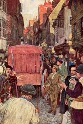 Shakespeare Sees a Traffic Block in the Streets and Hears that the House of Lords is Considering