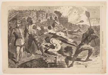 A Shell in the Rebel Trenches