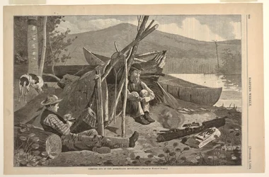 Camping Out in the Adirondack Mountains