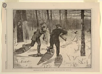 Deer-Stalking in the Adirondacks in Winter, from Every Saturday, January 21, 1871, p. 57