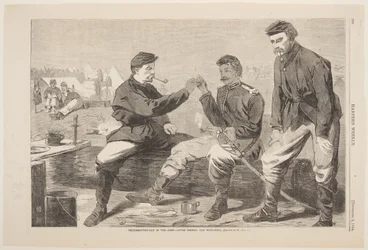 Thanksgiving-Day in the Army – After Dinner: The Wish-Bone