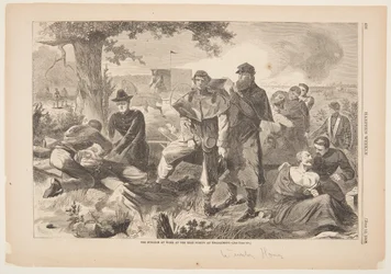 The Surgeon at Work at the Rear During an Engagement
