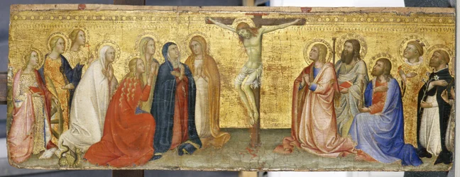 Christ on the Cross with Mary Magdalene and Other Saints